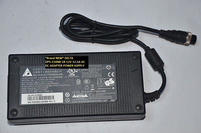 *Brand NEW* 12V 12.5A AC DC ADAPTER DELTA DPS-150NB-1B POWER SUPPLY